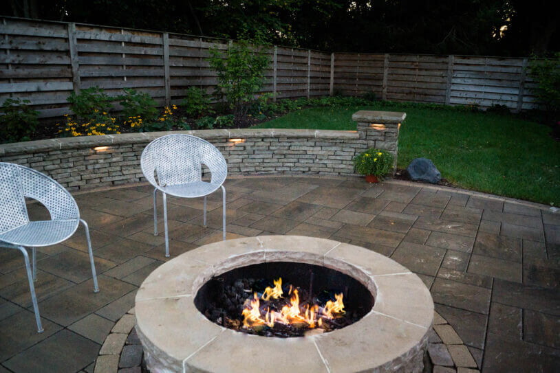Fire Pits Fireplaces By Foegly Landscape, Menards Natural Gas Fire Pit