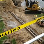 retaining wall base course